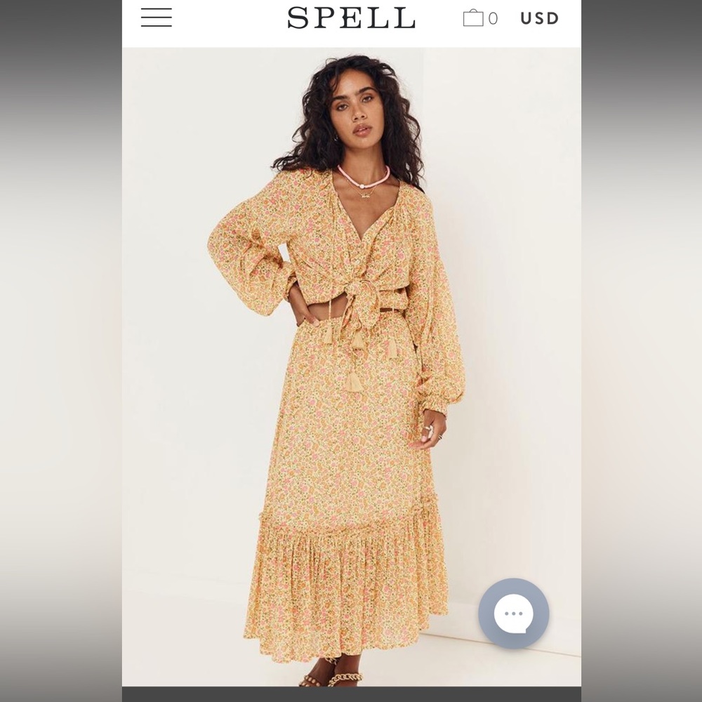 Spell and the Gypsy Collective Rae Midi Skirt Set xxl